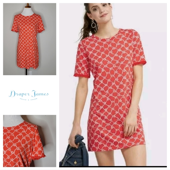 Draper James Dresses & Skirts - Draper James Nautical Sailor Knot Knit Dress Size Medium